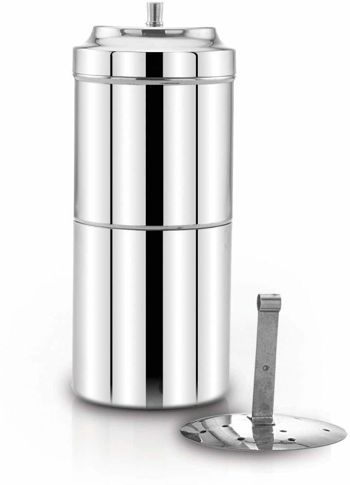 prv Stainless Steel South Indian Filter Coffee/ Drip Maker 150 ml Indian Coffee Filter-picture-5
