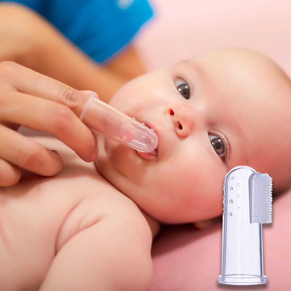 jaazi international Mouth Safety – Very Soft Baby Gums and Early Teething Relaxing Finger Brush And Tongue Clean Ultra Soft Toothbrush-picture-17