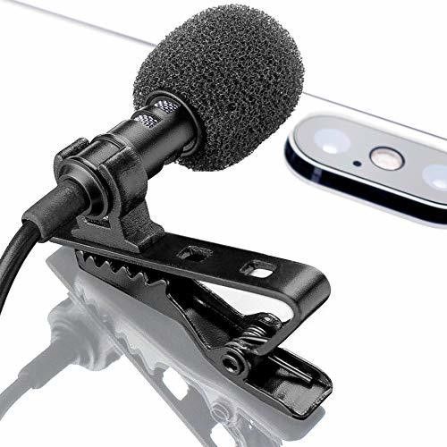 Collar Metal Big Condensor Mic 3.5mm Clip Collar Mic for Voice Recording Youtube Video's , Insta Reels , Seminars , Webinars & Many More Collar Mic-image-44