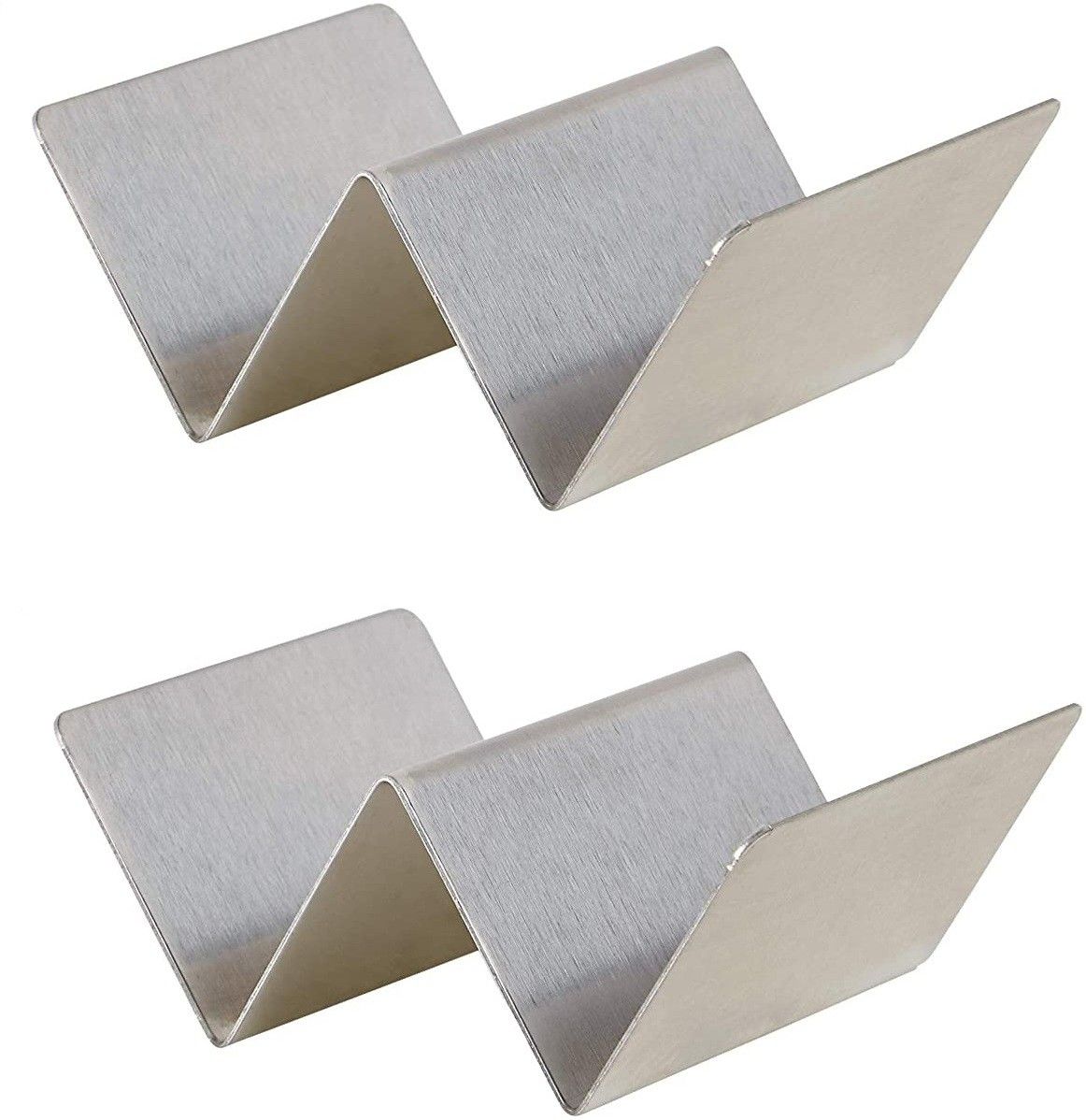 dynore Stainless Steel Taco Holder (1/2)- Set Of 2 Taco Holder Serving Set-picture-18