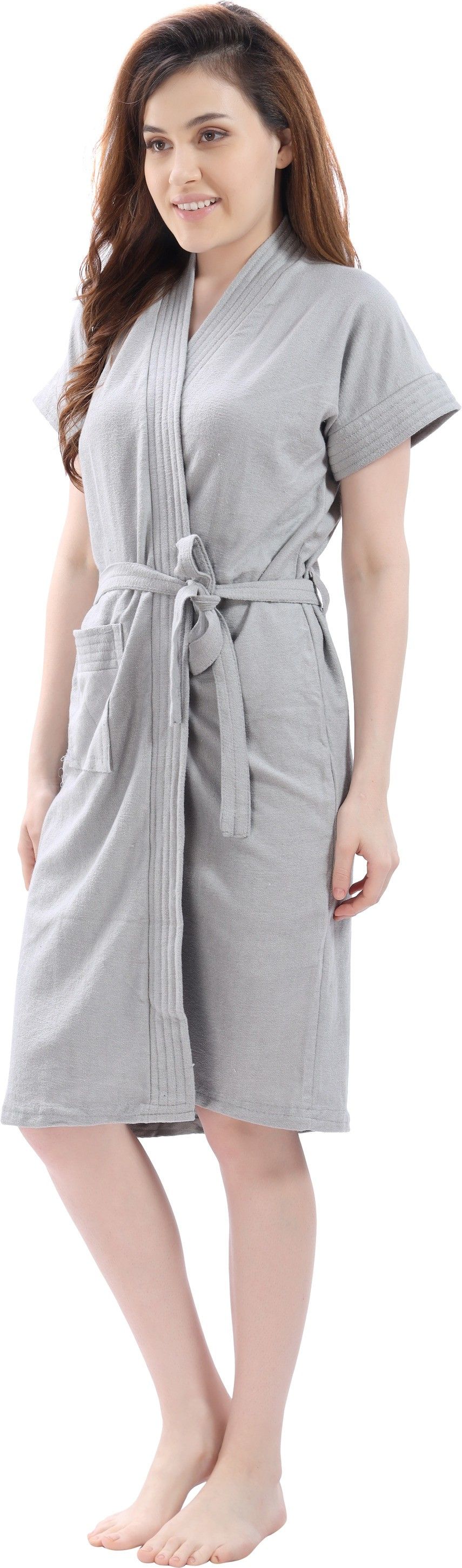 hotgown Grey Small Bath Robe-picture-22