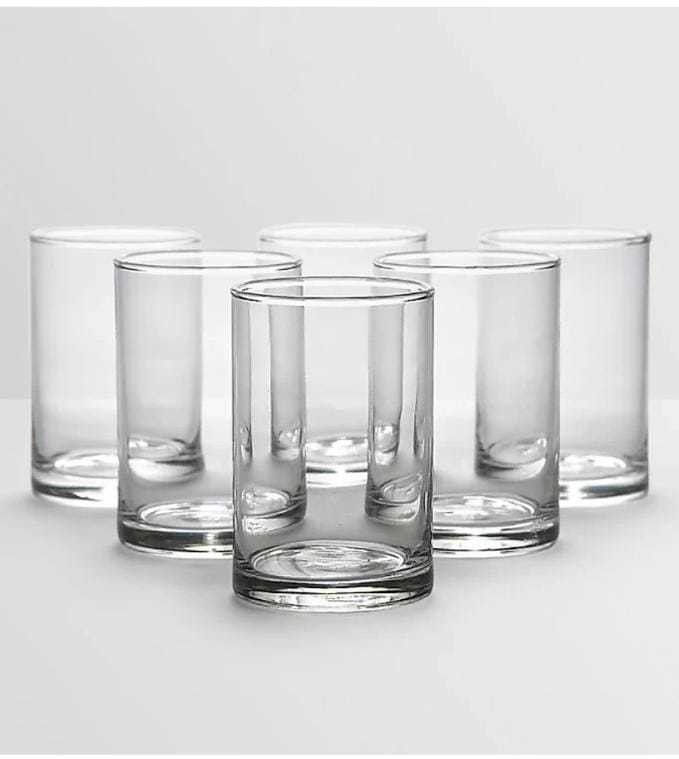 (Pack of 6) HIGH QUALITY KITCHEN DECORATION GLASSWAR FOR KITCHEN AND HOMEWARE Glass Set Water/Juice Glass-image-28