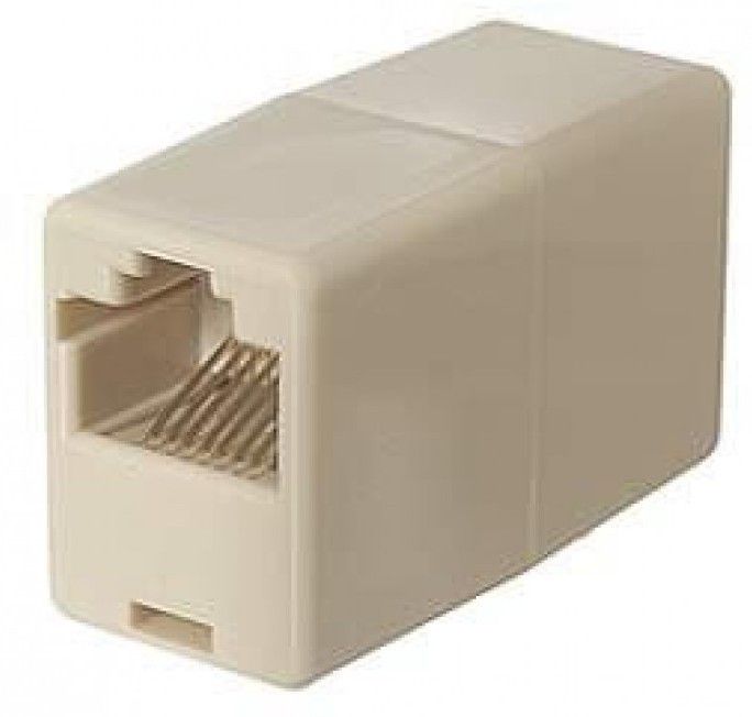 99Gems (PACK OF 1) RJ45 CAT5E CAT6 Couple Plug Network Ethernet LAN Cable Jointer Connector Adapter for Computer Cables & Connectors Lan Adapter Lan Adapter-image-42