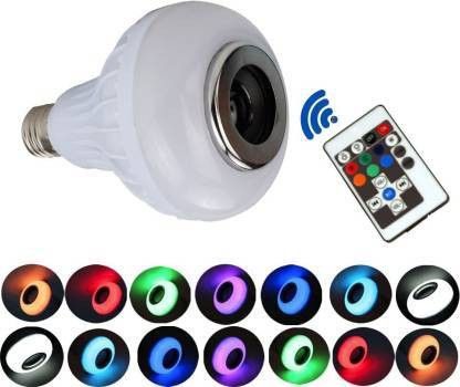 DL ZONE RBG Led Music Light Bulb Bluetooth Music Bulb Led For Party Home Decoration And Night Ligh bluetooth Sterio Speaker For Home Party Decoration, Birthday Celebration Smart Bulb-picture-14
