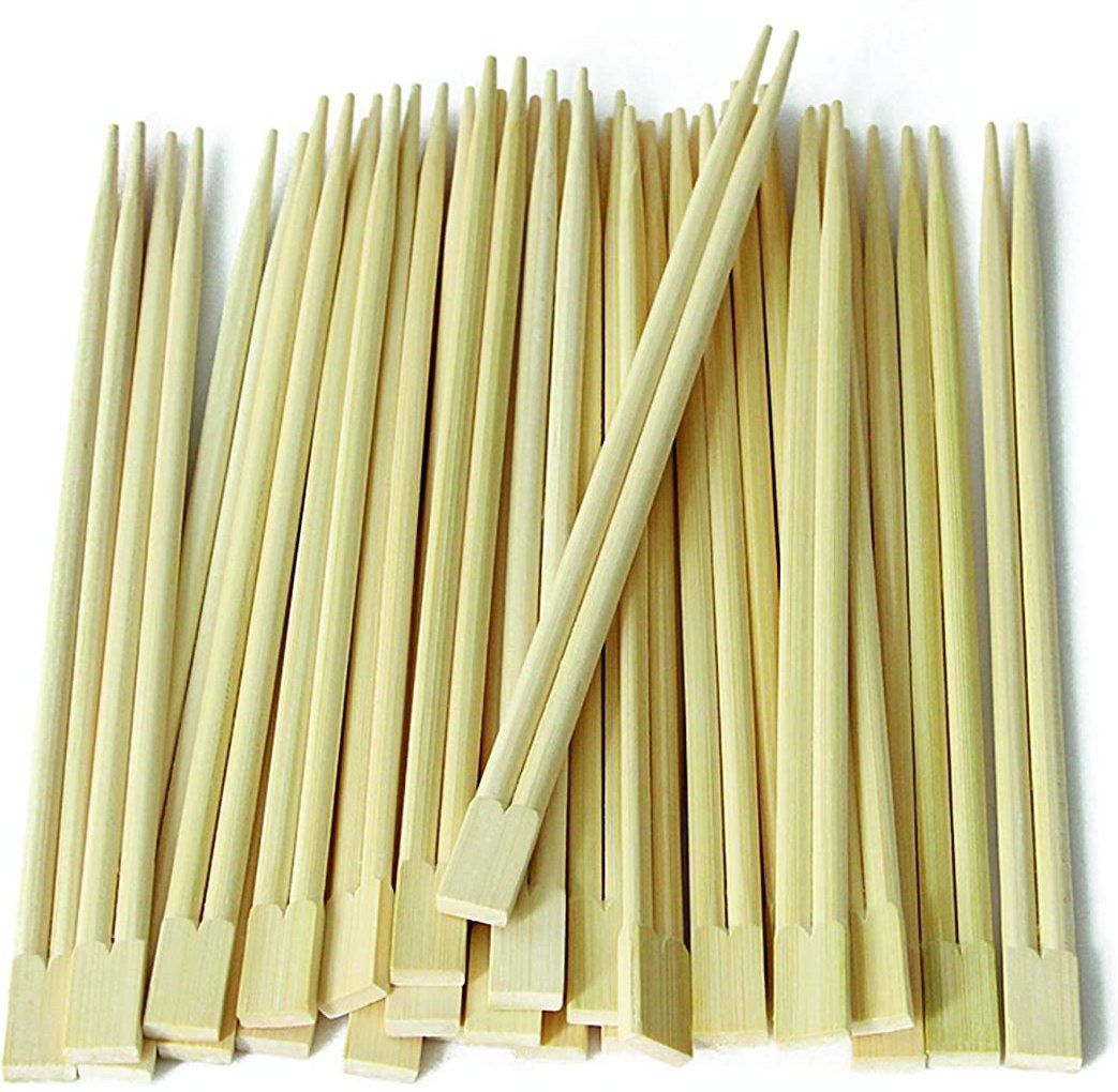 Eating Wooden Chinese Chopstick