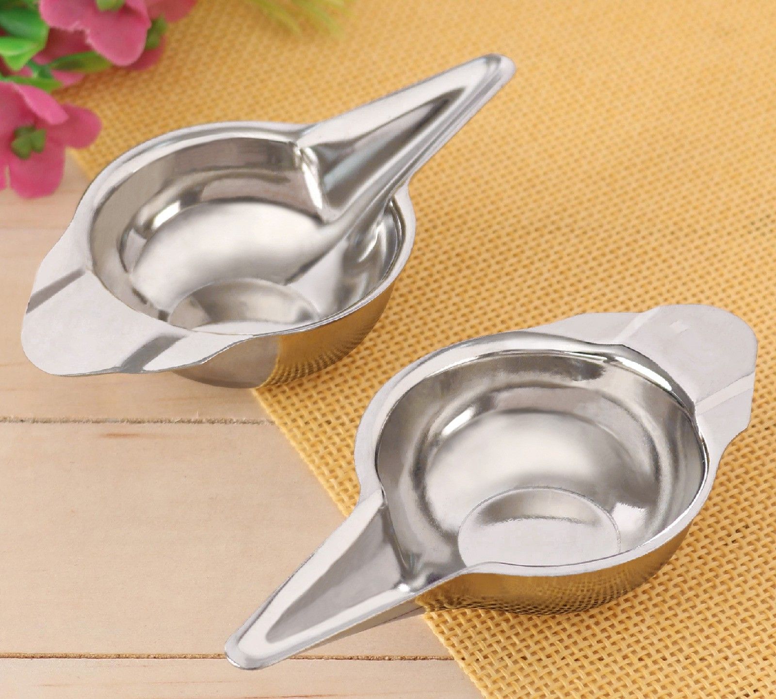 myynti Stainless Steel Baby Feeding Spoon for New Born Baby Paladai Food Feeder Bonda Silver Jhinook for Infant - Stainless Steel-picture-13