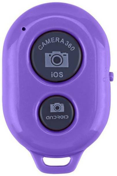 IMMUTABLE B82T_BLUETOOTH REMOTE_28_Selfie Bluetooth Remote Controller Shutter Button for Selfie Stick Tripods Monopods| Compatible with All Devices iPhone & Android Devices Camera Remote Control (MULTI COLOR)Camera Remote Control image 1