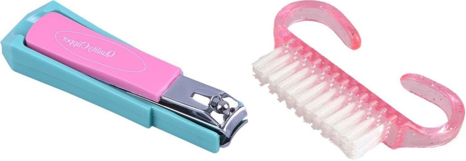 shopcircuit Nail Art Cleaning Brush with Nail Cutter-picture-10