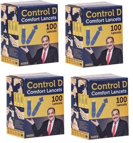 Control D Comfort Lancet Glucometer Blood Lancets(4*100) Glucometer Lancets-picture-26
