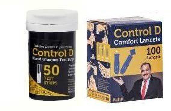 Control D ControlD50Stripwith100lancet 50 Glucometer Strips-picture-33
