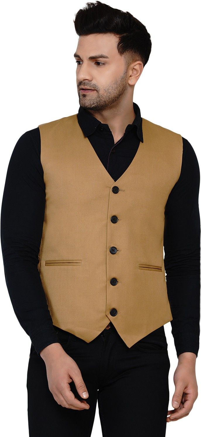 jihuzur Solid Men Waistcoat-picture-27