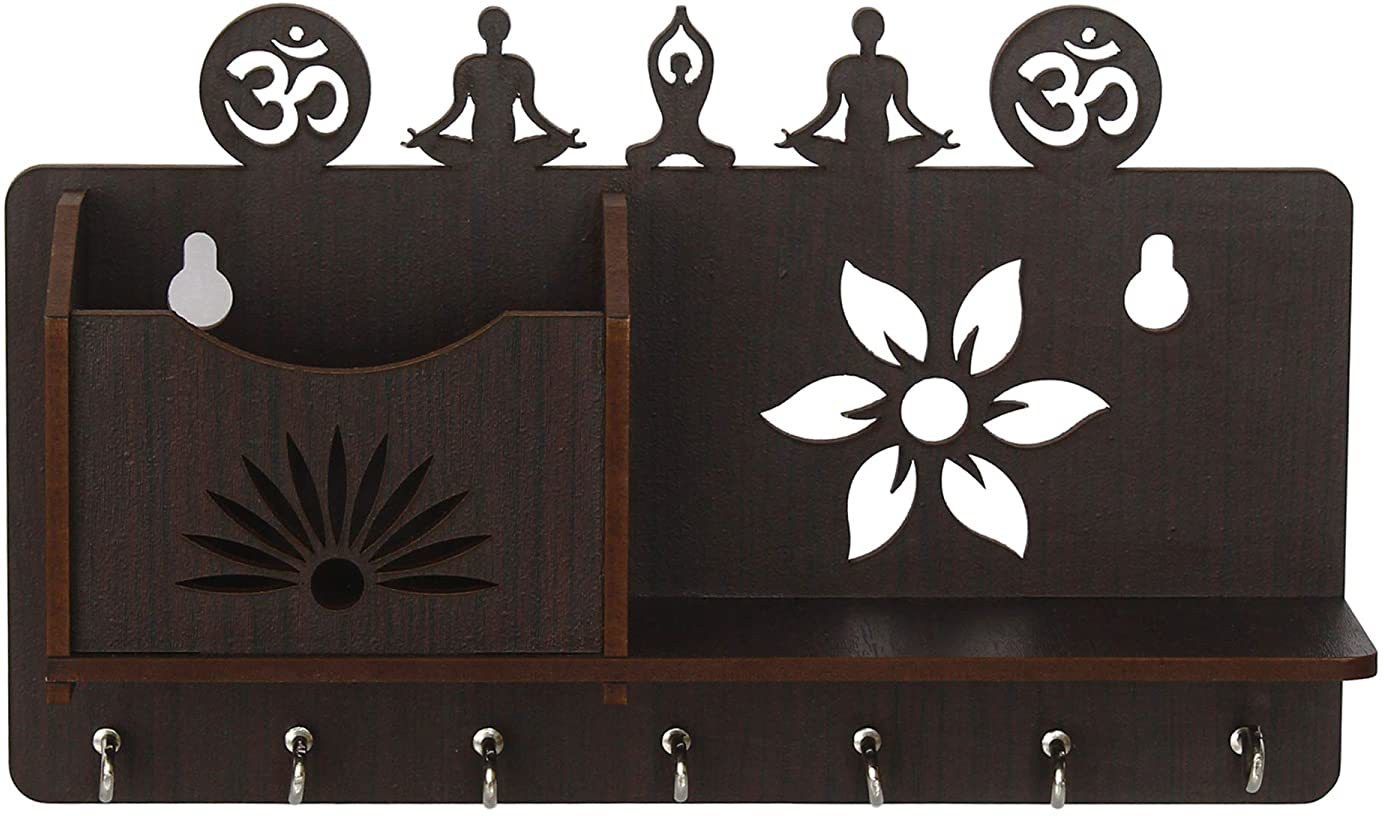 yoga key holder Wood Key Holder-image-11