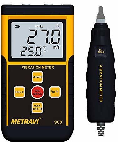 metravi 908 Vibration Meter Digital Tachometer-picture-7
