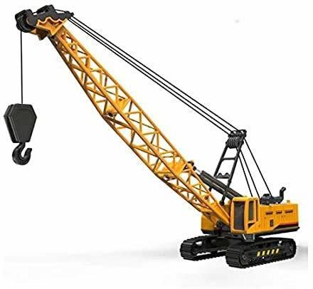 Unbreakable Metal Crane Toys for Kids 360 Degree Rotating Towing Construction Crane Toy Vehicle for Boys