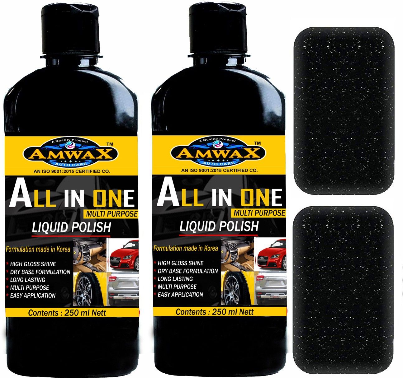 amwax ALL IN ONE LIQUID POLISH 250 ML, ALL IN ONE LIQUID POLISH 250 ML, APPLICATOR Combo-picture-21
