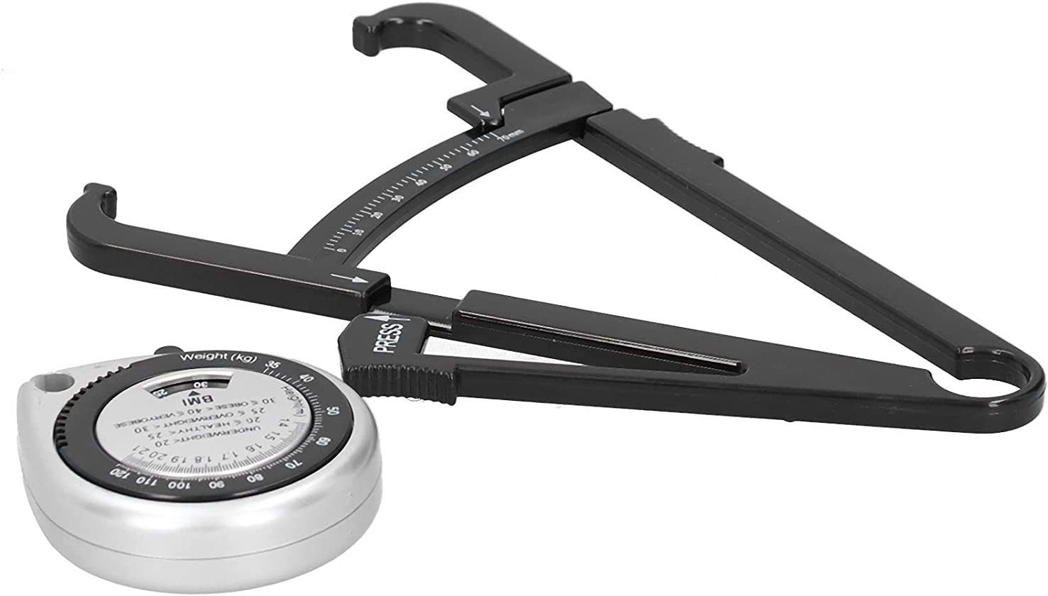 Home Trade Body Fat Caliper Set, Measuring Tape Light Weight Safe To Use High Temperature Resistance for Thigh for Chest for Waist for Buttocks for Arm Body Fat Analyzer-image-24