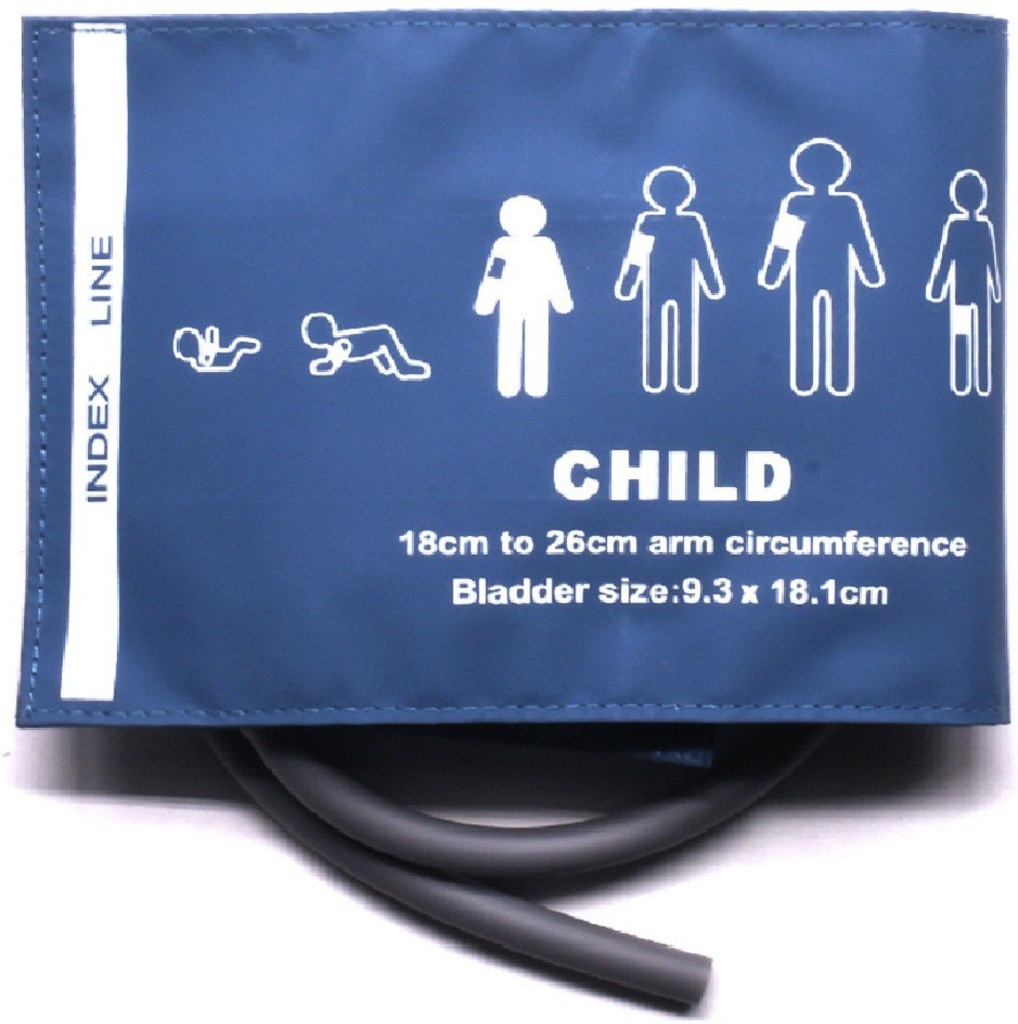 NSC Child NIBP Silicone Reusable 18 to 26cms Bp Monitor Cuff image 1