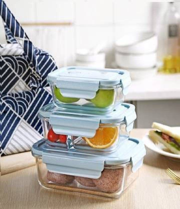 LUNCH BOX 3 CONTAINER 1000ML,750ML,500ML 3 Containers Lunch Box