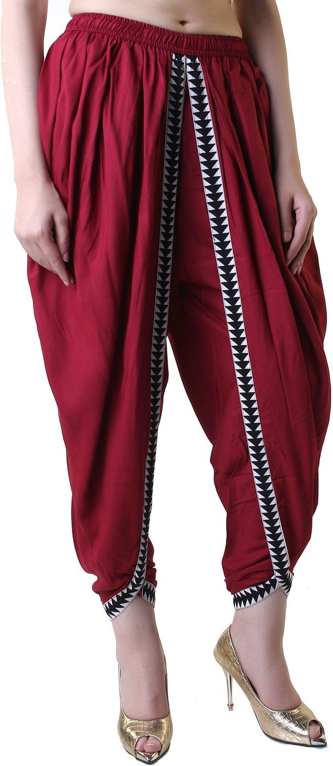 Solid Rayon Women Harem Pants-image-37