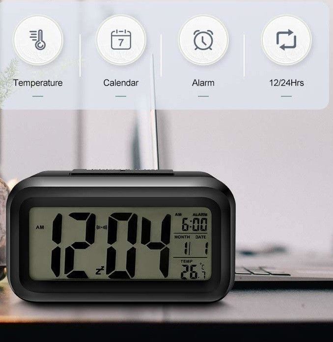 twixxle Digital Black Clock-picture-25