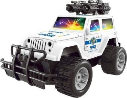 Pull Back Police jeep Toy for Kids - Friction Power Toy Jeep for Kids Boys & Girls, Light & Sound Toy for Babies (Multicolor)-image-7