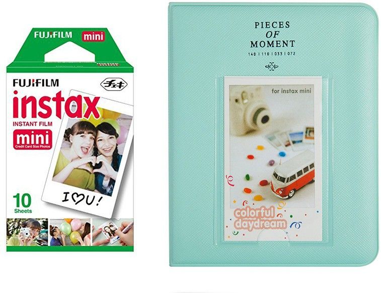 FUJIFILM Instax Mini 10x1 Sheets Instant Film with Instax Time Photo Ice Blue Album 64 Sheets Film Roll-image-49