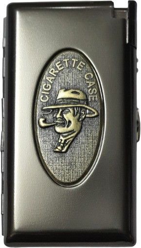Metalic antique case 16pc Pocket Lighter-image-13