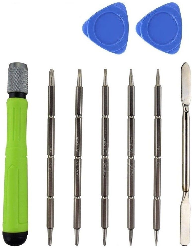 Laptop and Mobile opening & Repairing Tool Kit Magnetic Screwdriver Set (T2,-T4, Star 0.8-1.2mm, PH#000-1.5, PH#00-1.8, Y2.0-Y3.0mm, crowbar and 2 Plastic Triangle Openers Precision Screwdriver Set-image-36