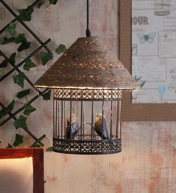 KIN-LOVE BIRDS HANGING Decorative Hanging Lamp/Pendant Lamp/Ceiling Light to décor your Home, Bedroom, Drying Room, Living room, Restaurant and Home Decor Pendants Ceiling Lamp-image-43