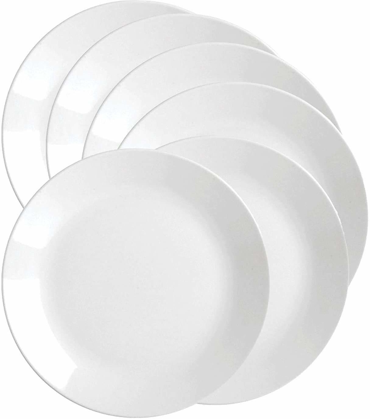 Bone China Plate Dinner - Stoneware Handmade Plates - 10 Inches - Set of 6 Dinner Plate-image-48