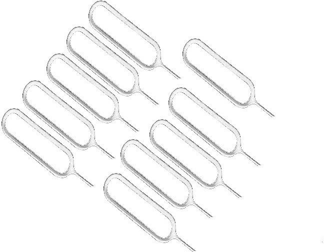 ENMORA RRT_78_EJECTER_67_(10 Pcs) Sim Card Tray Pin Eject Removal Tool Qwezer (10 Pcs) Opener Ejector Sim Adapter Sim Adapter image 1