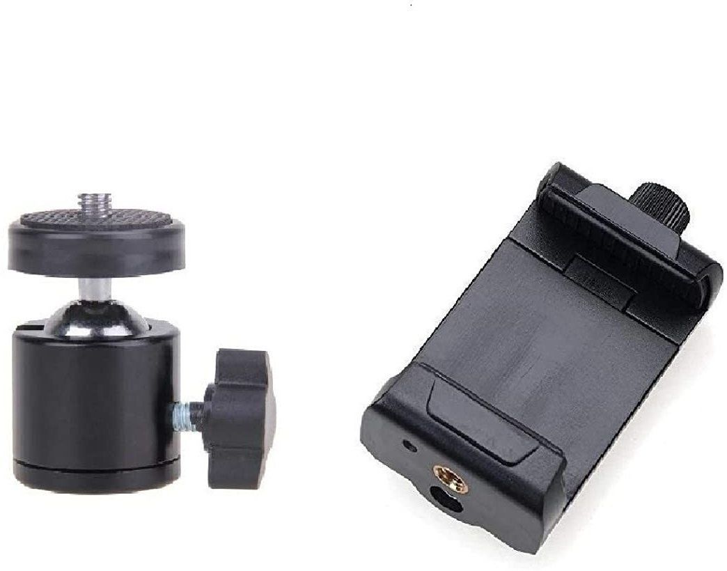 Aklin Boky Ball Head for Tripod with Mobile Holder Mount Adapter|Camera Stand Clip Bracket Screw Lock Mobile Holder with Vertical and Horizontal Mode Video Recording|Compatible with All Mobile Phone, Tripods and Cameras Tripod, Tripod Ball Head-image-21