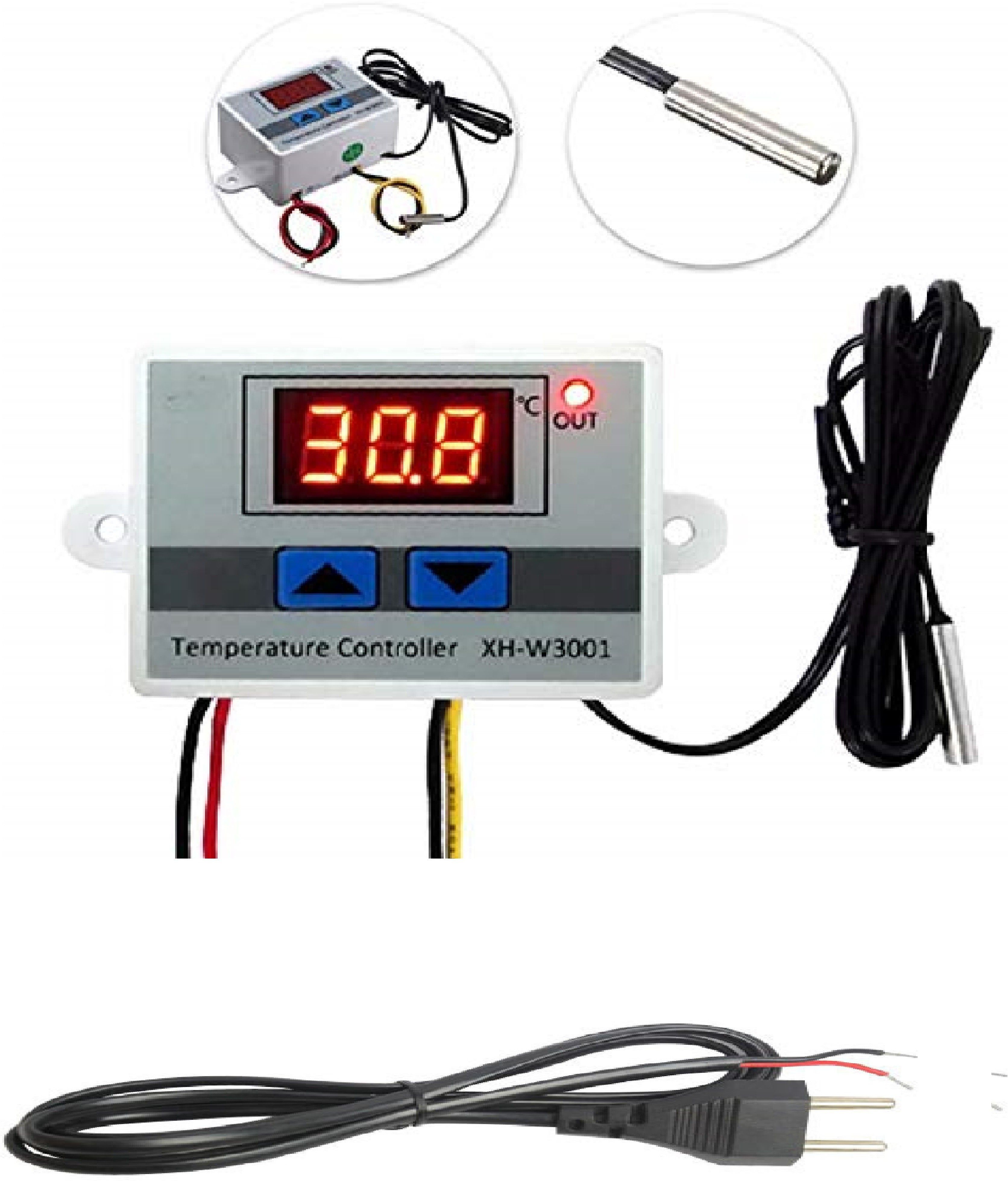 INDOUS Electronics W3001 Digital LED Temperature Controller 220V AC 10A And 2 Meter Power Cable Multipurpose Controller-picture-23