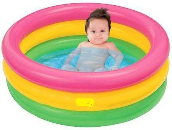 ecom bharat BOB-8 Inflatable Swimming Pool, Inflatable Toy Pump-picture-17