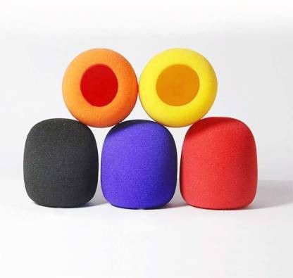 Studio Microphone Foam Mic Shield Cover Mic Foam Foam Mic Shield Cover Mic Foam (Black, Red, Yellow, Pink, Purple) Holder-image-27