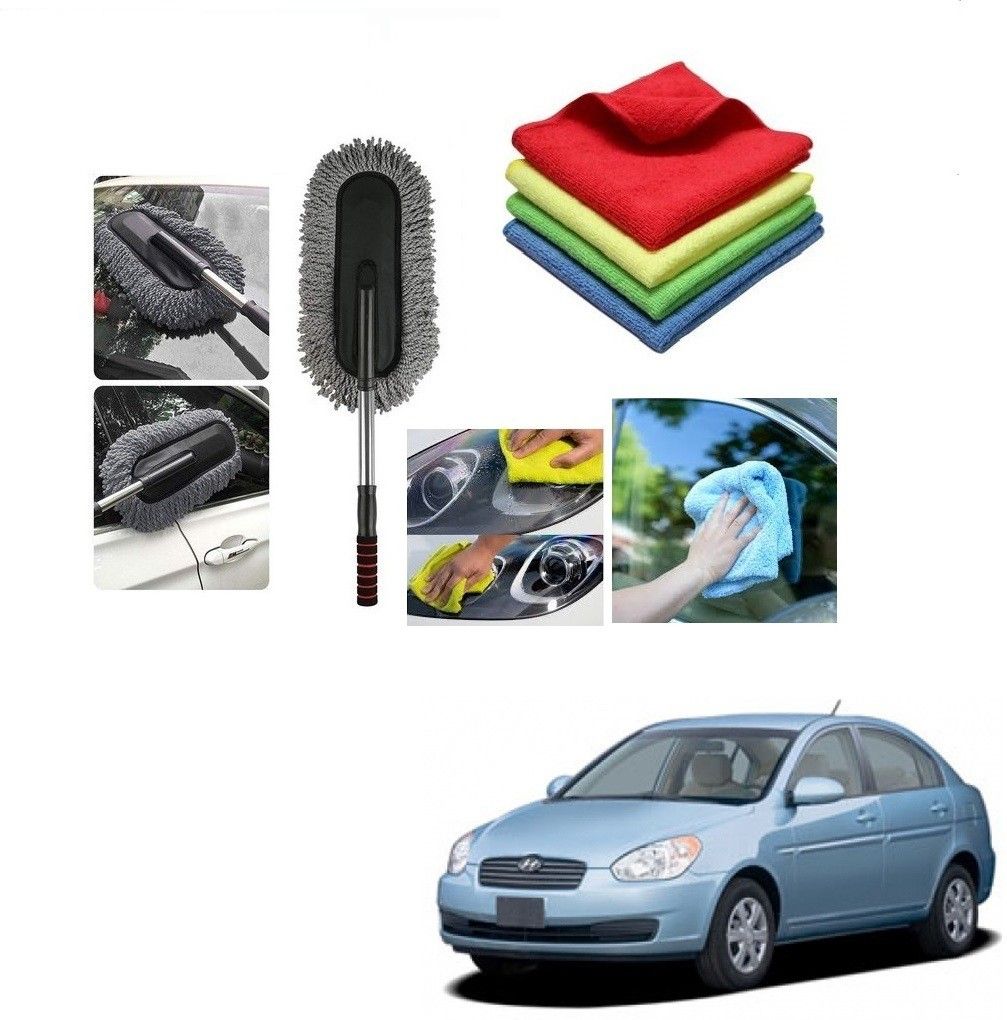 kozdiko 1 Microfiber Duster, 4 Pcs Microfiber Cloth Combo-picture-11