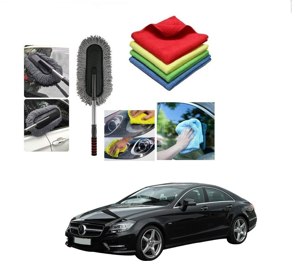 kozdiko 1 Microfiber Duster, 4 Pcs Microfiber Cloth Combo-picture-12