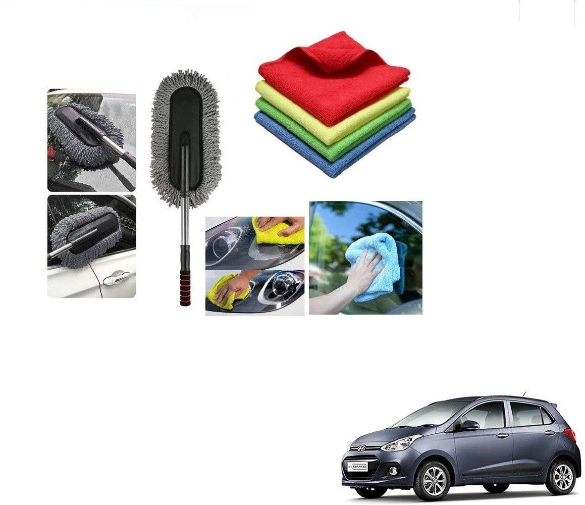 kozdiko 1 Microfiber Duster, 4 Pcs Microfiber Cloth Combo-picture-13