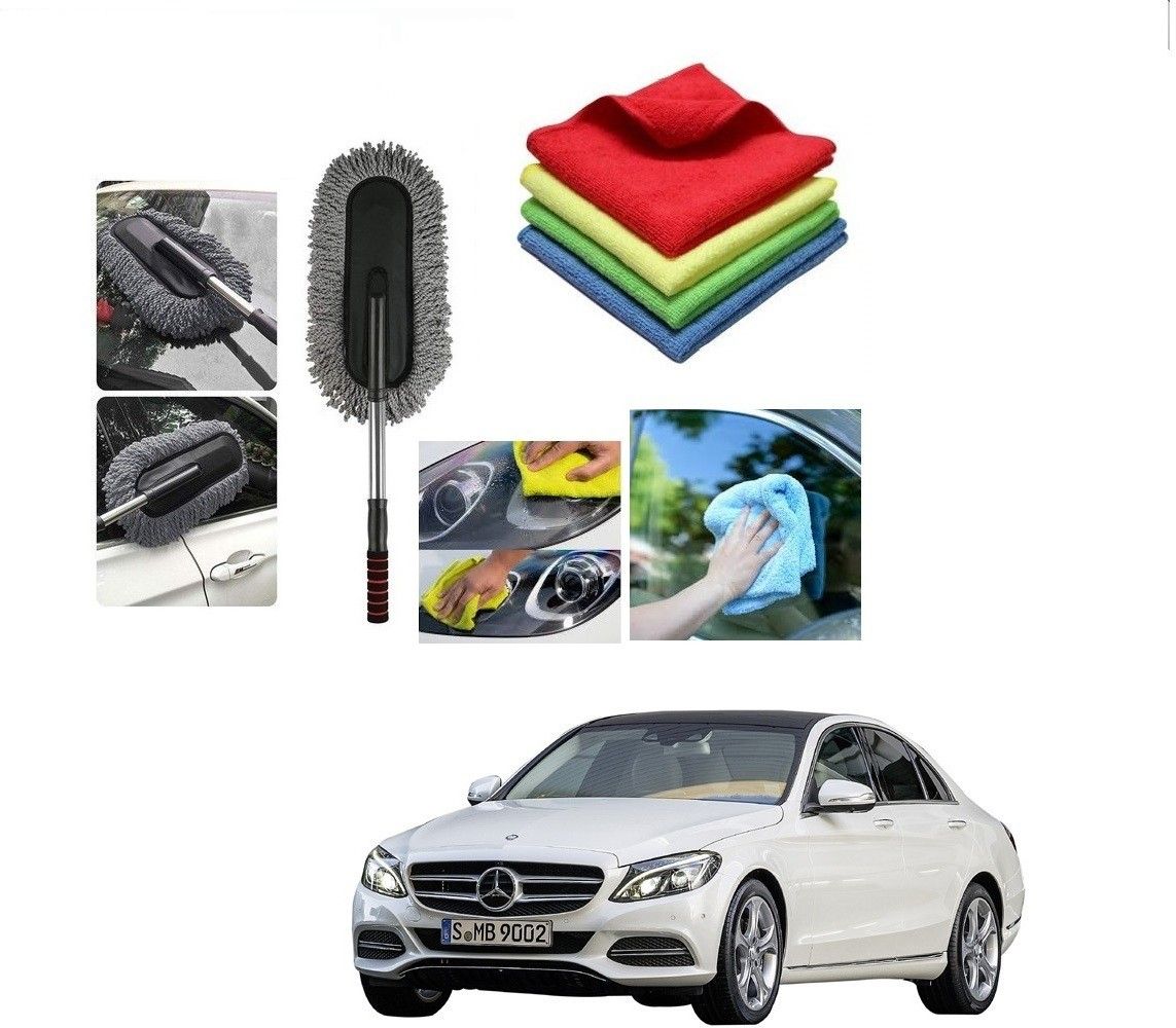 kozdiko 1 Microfiber Duster, 4 Pcs Microfiber Cloth Combo-picture-16