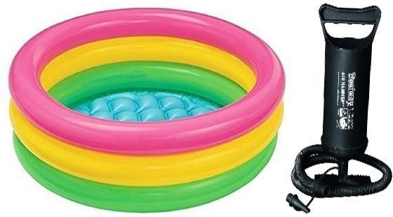 ecom bharat mnb-38 Inflatable Swimming Pool, Inflatable Toy Pump-picture-17