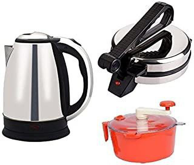otc Combo OF Roti Maker with Electric Kettle & Dough Maker Combo Pack Roti and Khakra Maker image 1