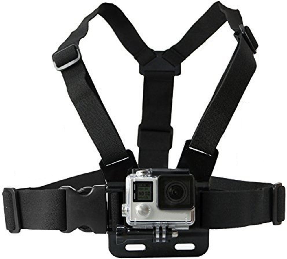 Axcess Chest Strap Mount Body Belt Harness Compaible with GoPro Hero 9/8/7/6/5, SJCAM, Yi & Other Action Cameras Strap-image-41