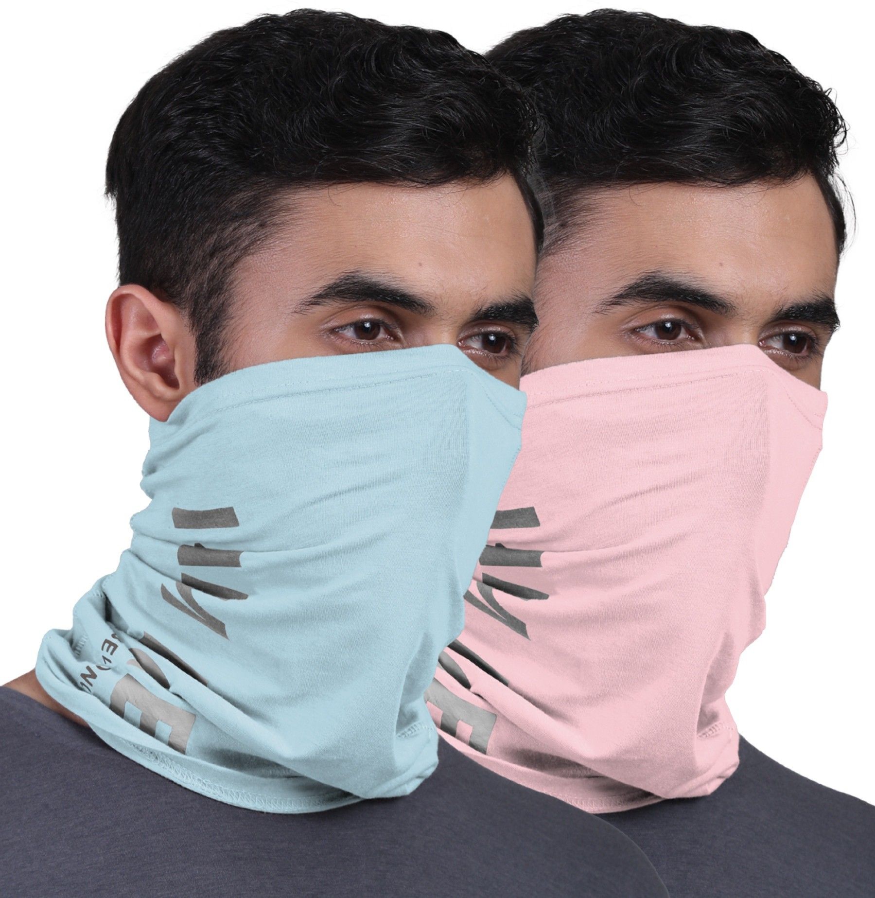 freecultr Unisex Printed Bamboo Bandana Anti Microbial Multipurpose Headband Cloth Face Mask for Dust and Sun Protection (Pack of 2) Men Printed Bandana-picture-14