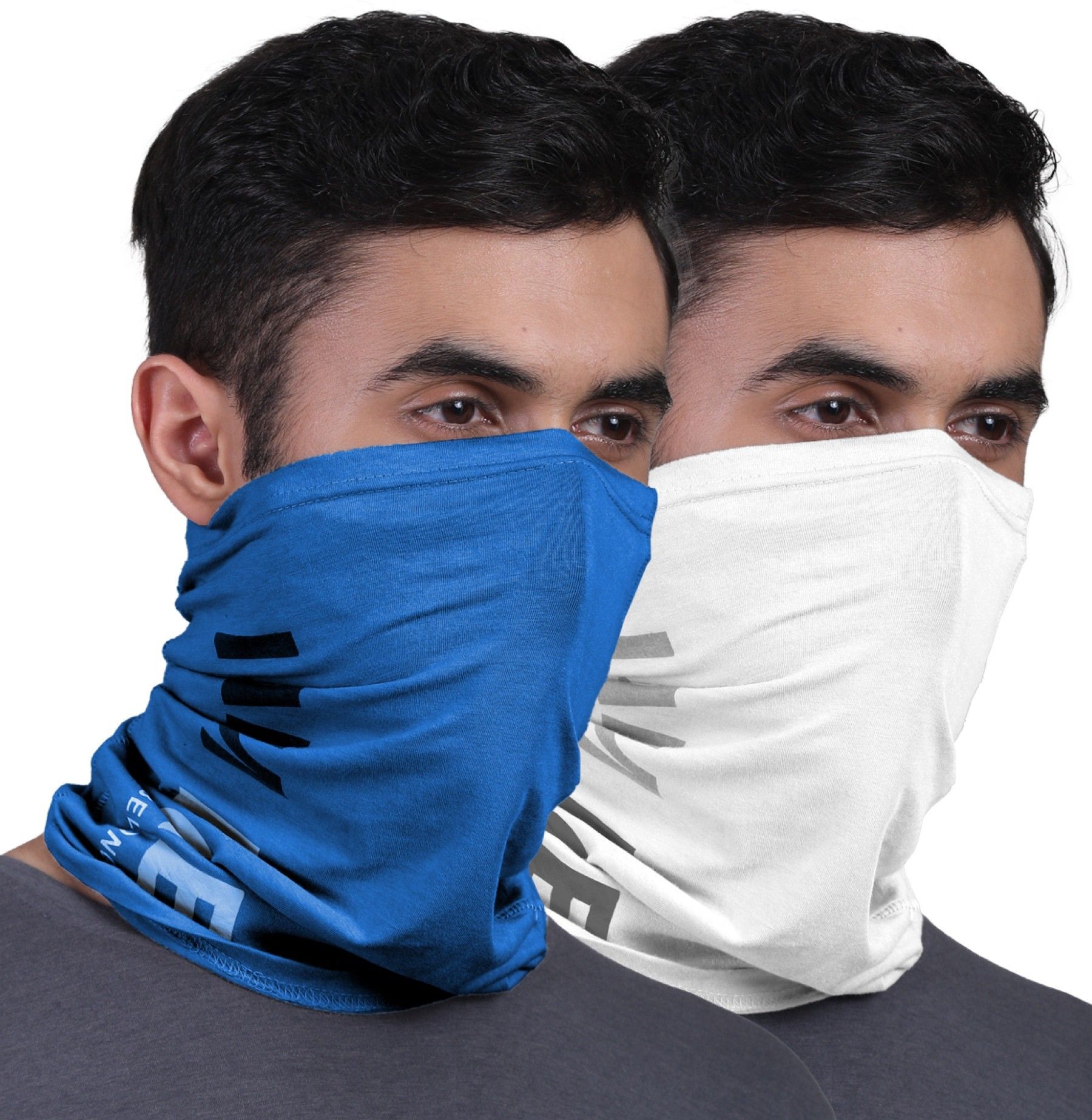 freecultr Unisex Printed Bamboo Bandana Anti Microbial Multipurpose Headband Cloth Face Mask for Dust and Sun Protection (Pack of 2) Men Printed Bandana-picture-21