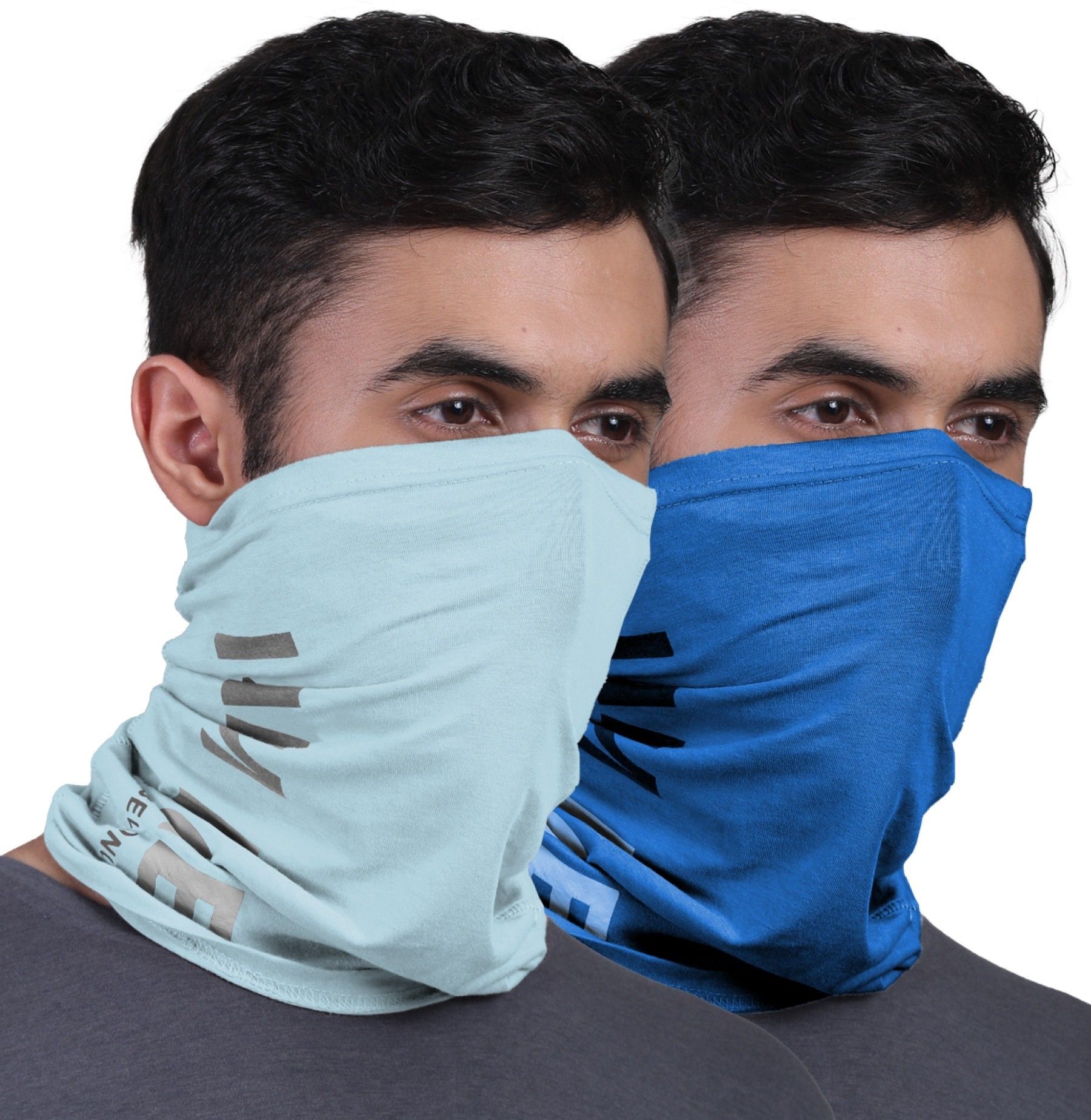 freecultr Unisex Printed Bamboo Bandana Anti Microbial Multipurpose Headband Cloth Face Mask for Dust and Sun Protection (Pack of 2) Men Printed Bandana-picture-10