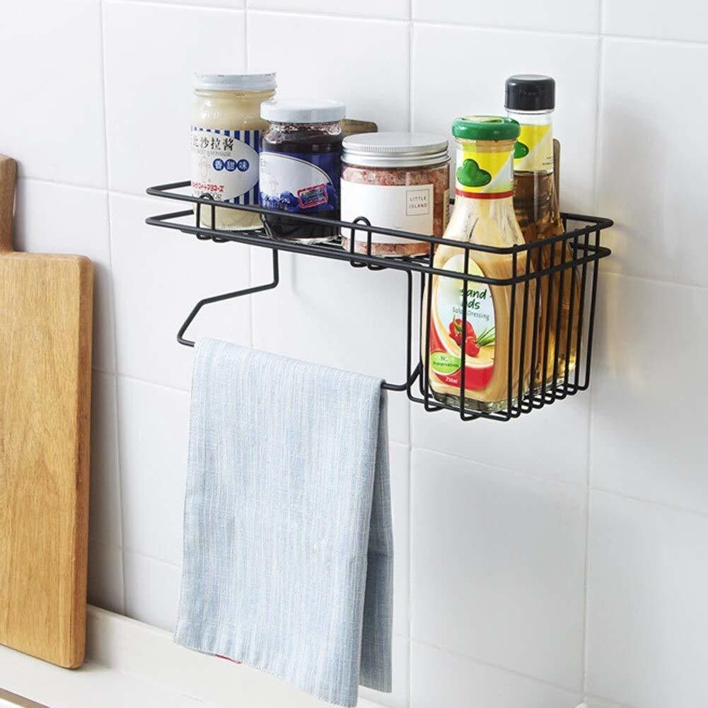 the flying kart Metal Bath Rack with Towel Holder Self Adhesive Storage Organizer Rack Pack of 1 Black Bathtub Caddy-picture-11