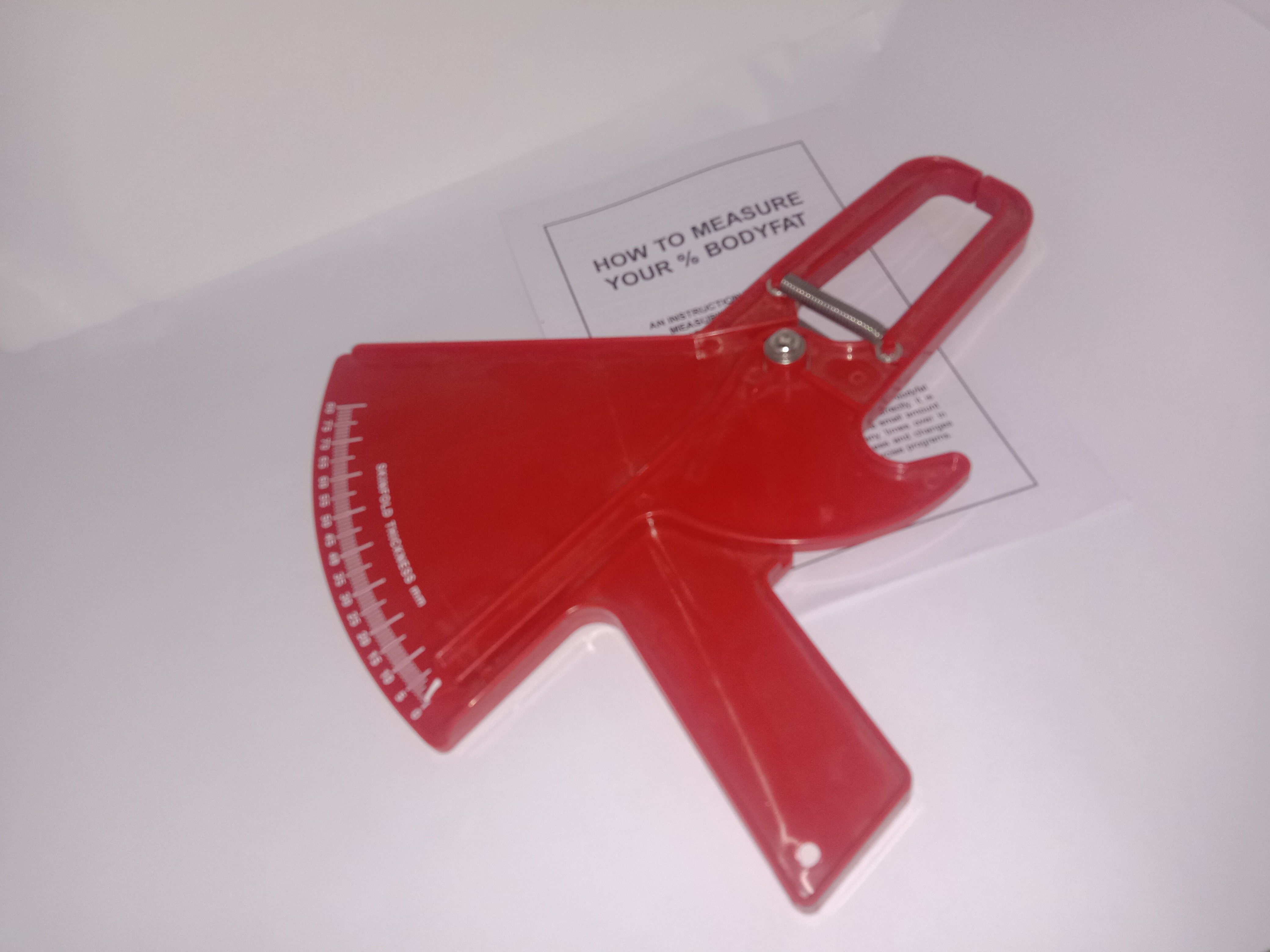 FLOVEIN SKINFOLD CALIPER RED Body Fat Analyzer
