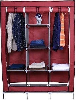 heaven 6+2 Portable Wardrobe for Storage Carbon Steel Collapsible Wardrobe-picture-22