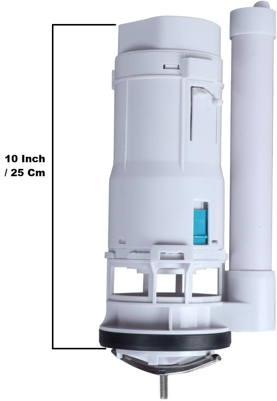 10 Inch / 25 cm Dual Flush Siphon / Flush Valve / Flush Tank Fittings for Single Piece / One Piece Western Commode / Toilet / EWC Flush Tank Lever-image-29