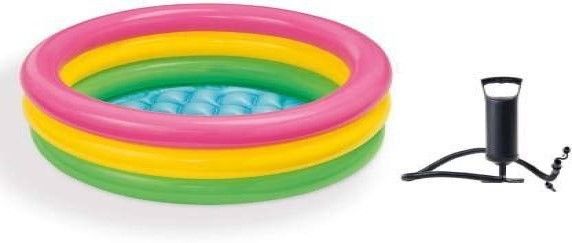 young star (USA*BOB-52) BEST SELLER,PEOPLE CHOICE PREMIUM QUALITY 2 FEETS(61 CM) WIDTH AND 22CM HEIGHT ,THREE COLOUR WATER BATH TUB POOL FOR YOURS LOVLY KIDS AND BABY WITH AIR PUMP.AGE 0-3 YEARS. Inflatable Swimming Pool, Inflatable Toy Pump-picture-42